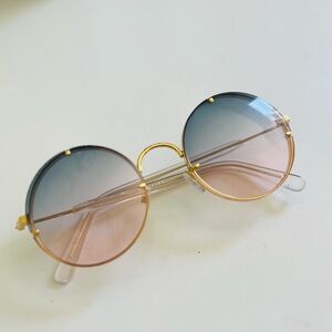Spitfire round gradient sunglasses